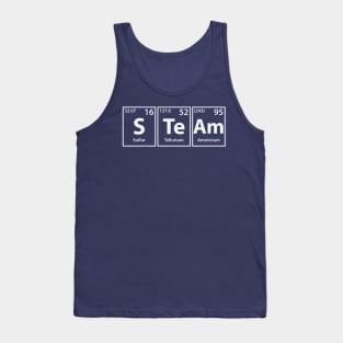 Steam (S-Te-Am) Periodic Elements Spelling Tank Top